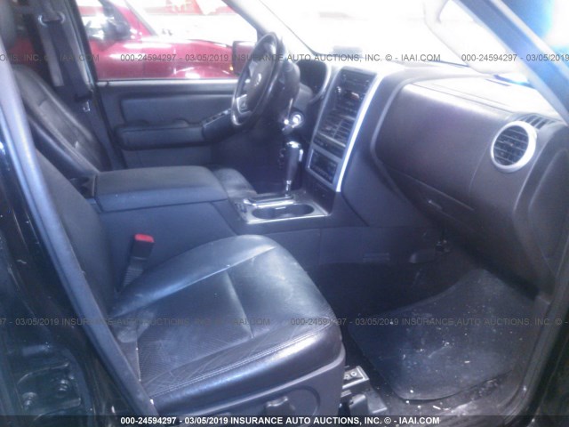 4M2EU47E78UJ02221 - 2008 MERCURY MOUNTAINEER LUXURY BLACK photo 5