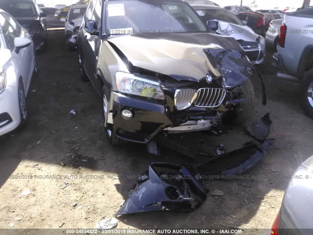 5UXWX7C53DL978792 - 2013 BMW X3 XDRIVE35I BLACK photo 6