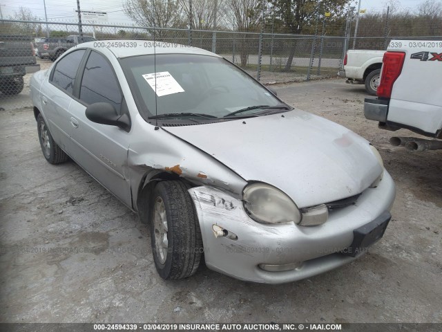 1B3ES46C0YD672395 - 2000 DODGE NEON ES SILVER photo 1