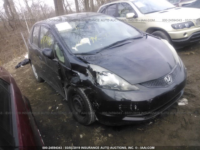 JHMGE8H32DC047224 - 2013 HONDA FIT BLACK photo 1