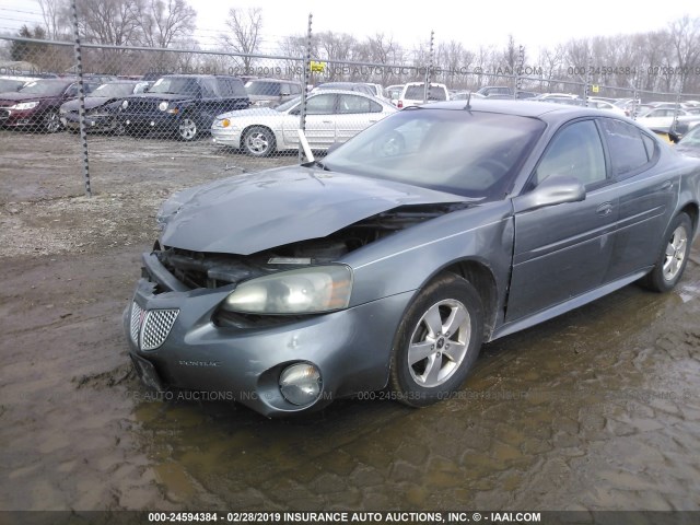 2G2WP522151164603 - 2005 PONTIAC GRAND PRIX GRAY photo 2