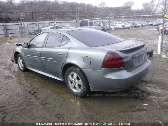 2G2WP522151164603 - 2005 PONTIAC GRAND PRIX GRAY photo 3