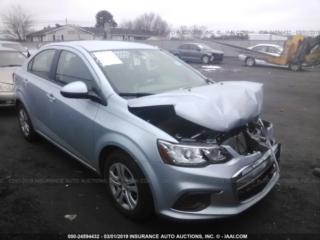 1G1JB5SG2H4160335 - 2017 CHEVROLET SONIC LS 蓝色 照片 1