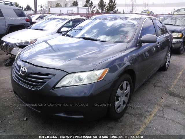 4T1BE46K38U201336 - 2008 TOYOTA CAMRY CE/LE/XLE/SE GRAY photo 2