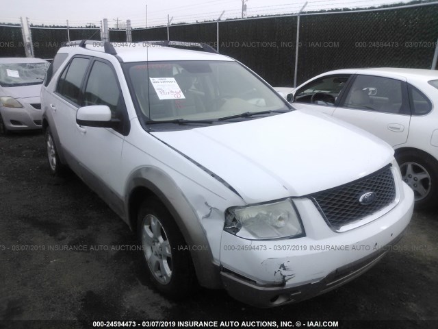 1FMZK02186GA50115 - 2006 FORD FREESTYLE SEL WHITE photo 1