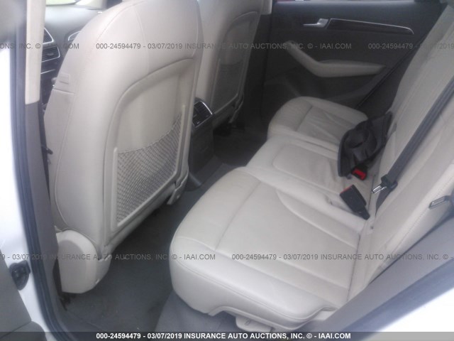 WA1LKAFP1AA049991 - 2010 AUDI Q5 PREMIUM PLUS WHITE photo 8