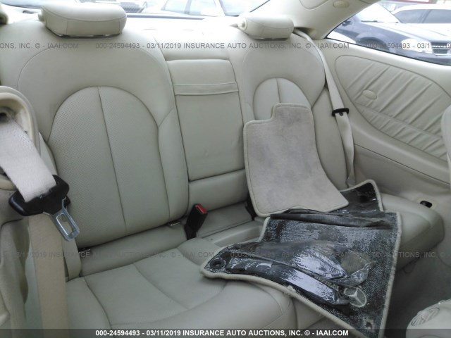 WDBTJ65J04F066225 - 2004 MERCEDES-BENZ CLK 320C GRAY photo 8