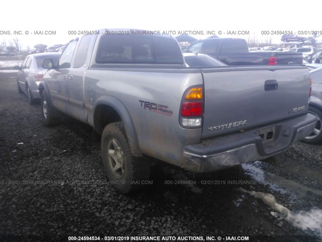 5TBBT44121S143470 - 2001 TOYOTA TUNDRA ACCESS CAB/ACCESS CAB SR5 SILVER photo 3