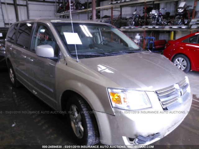 1D8HN54P68B163908 - 2008 DODGE GRAND CARAVAN SXT TAN photo 1