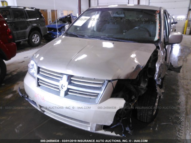 1D8HN54P68B163908 - 2008 DODGE GRAND CARAVAN SXT TAN photo 6