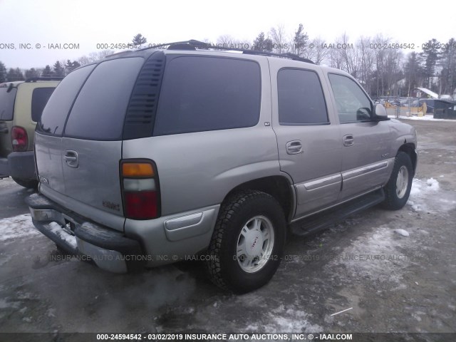 1GKEK13T5YJ117532 - 2000 GMC YUKON TAN photo 4