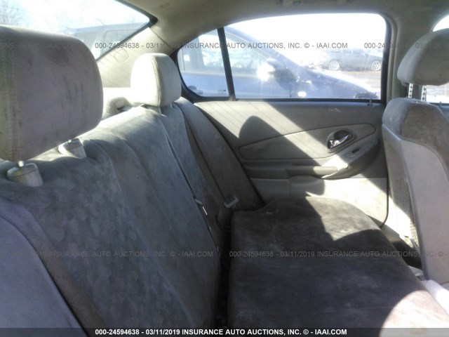 1G1ZT54825F143265 - 2005 CHEVROLET MALIBU LS WHITE photo 8