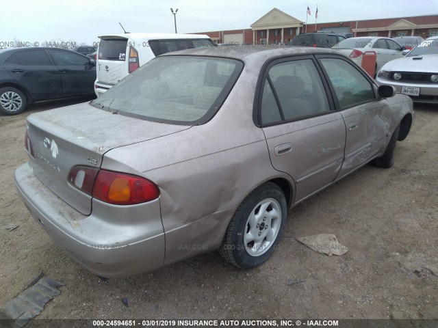 1NXBR12E6XZ252346 - 1999 TOYOTA COROLLA VE/CE/LE GOLD photo 4