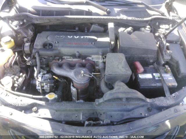 4T4BE46K39R095459 - 2009 TOYOTA CAMRY SE/LE/XLE BLACK photo 10