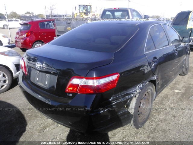 4T4BE46K39R095459 - 2009 TOYOTA CAMRY SE/LE/XLE BLACK photo 4