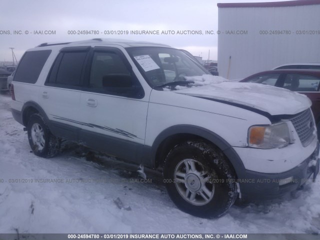 1FMFU16L24LA70217 - 2004 FORD EXPEDITION XLT WHITE photo 1