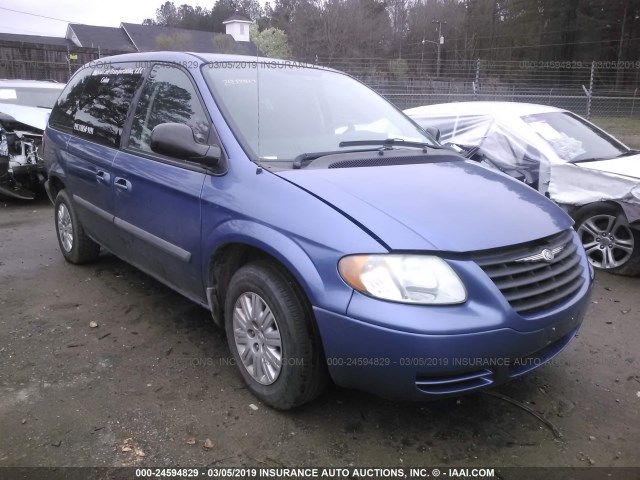 1A4GJ45R17B164019 - 2007 CHRYSLER TOWN & COUNTRY LX BLUE photo 1