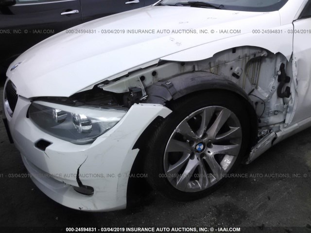 WBAKE5C58CE755559 - 2012 BMW 328 I SULEV WHITE photo 6