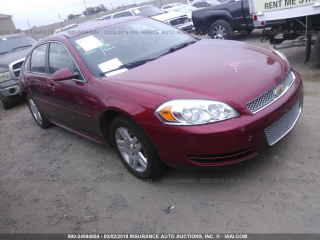 2G1WB5E31E1165208 - 2014 CHEVROLET IMPALA LIMITED LT RED photo 1