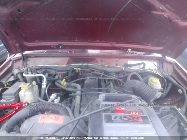 1J4FJ68S3WL255095 - 1998 JEEP CHEROKEE SPORT/CLASSIC წითელი ფოტო 10