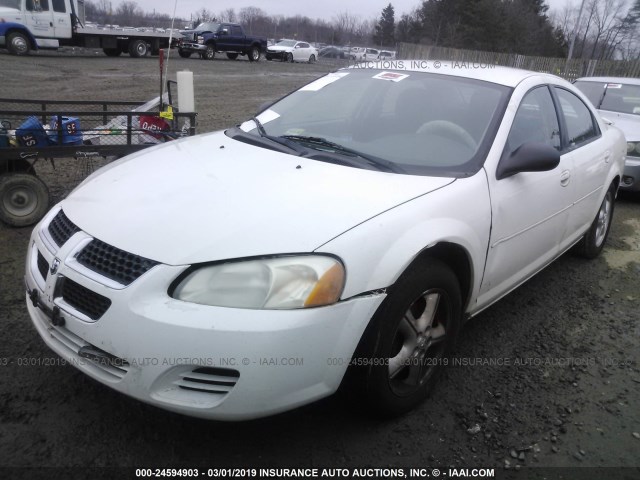 1B3EL46X75N679365 - 2005 DODGE STRATUS SXT WHITE photo 2