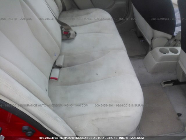 3N1BC13E87L366267 - 2007 NISSAN VERSA S/SL RED photo 8