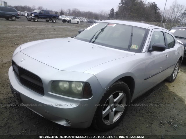 2B3KA43R57H621474 - 2007 DODGE CHARGER SE/SXT SILVER photo 2