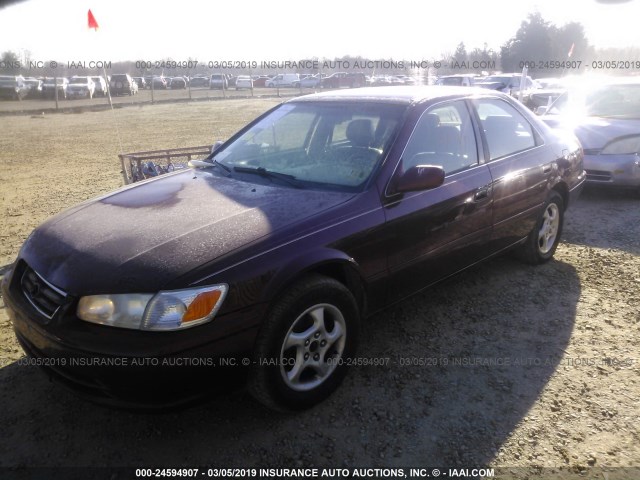 4T1BF22K81U959055 - 2001 TOYOTA CAMRY LE/XLE 栗色 照片 2