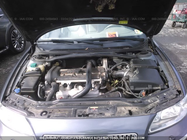 YV1SW592272622178 - 2007 VOLVO V70 2.5T GRAY photo 10