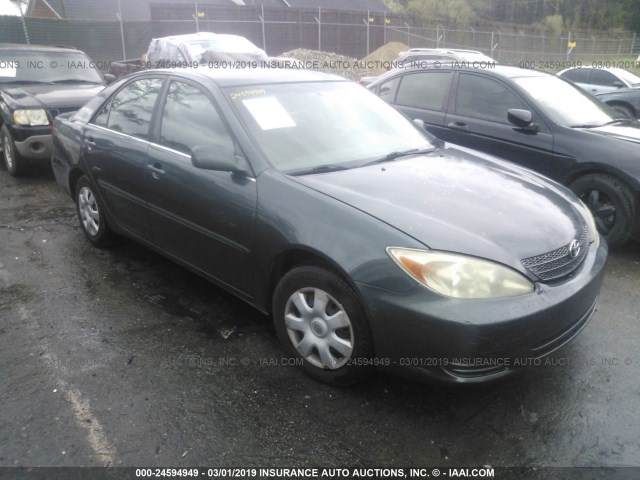 4T1BE32K23U720760 - 2003 TOYOTA CAMRY LE/XLE/SE GREEN photo 1