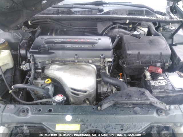 4T1BE32K23U720760 - 2003 TOYOTA CAMRY LE/XLE/SE GREEN photo 10