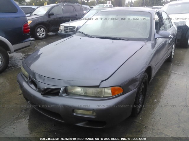 4A3AJ56G3WE102579 - 1998 MITSUBISHI GALANT ES/LS GRAY photo 2