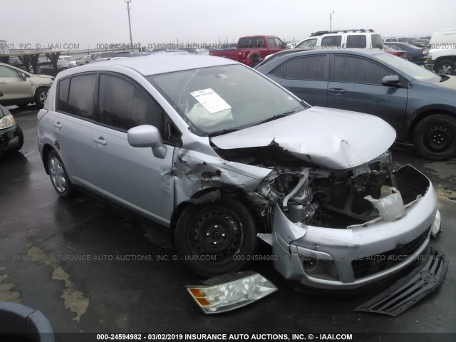 3N1BC1CP4AL461532 - 2010 NISSAN VERSA S/SL SILVER photo 1