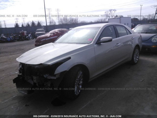 1G6AX5SX3E0160097 - 2014 CADILLAC CTS LUXURY COLLECTION TAN photo 2
