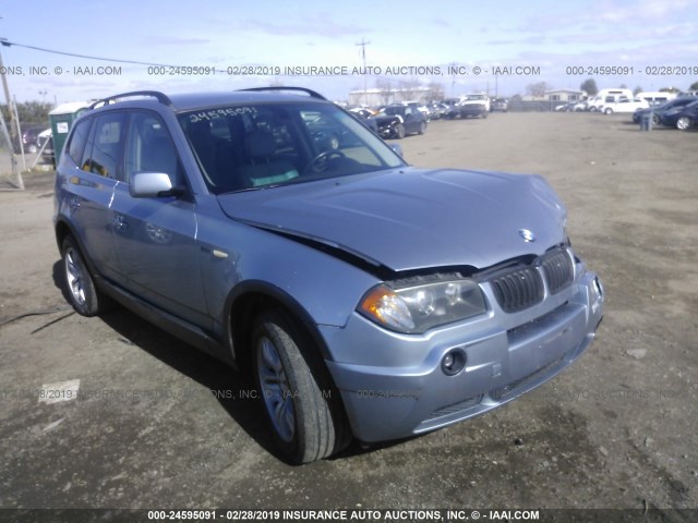 WBXPA93456WG78771 - 2006 BMW X3 3.0I Light Blue photo 1