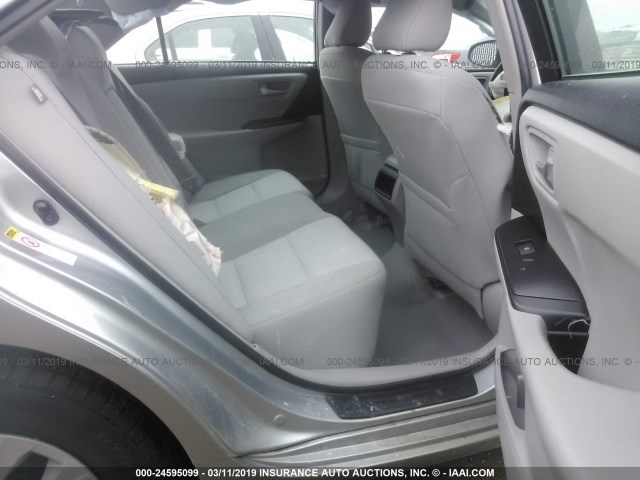 4T4BF1FK3GR526682 - 2016 TOYOTA CAMRY LE/XLE/SE/XSE SILVER photo 8