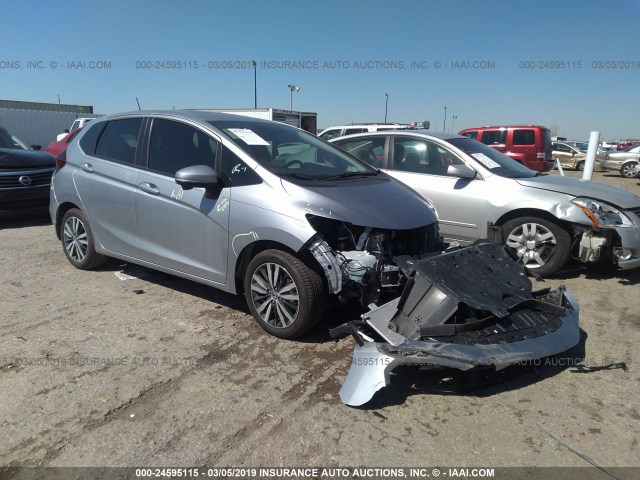 3HGGK5H82KM713936 - 2019 HONDA FIT EX SILVER photo 1