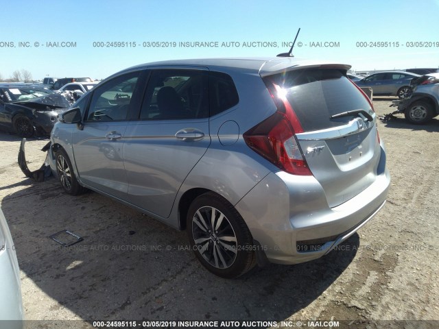 3HGGK5H82KM713936 - 2019 HONDA FIT EX SILVER photo 3