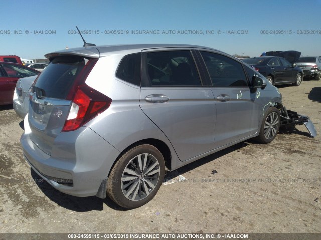 3HGGK5H82KM713936 - 2019 HONDA FIT EX SILVER photo 4