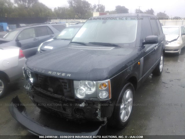 SALME11405A192069 - 2005 LAND ROVER RANGE ROVER HSE BLACK photo 2