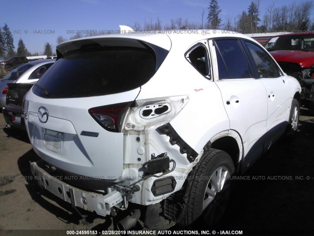 JM3KE4CE7D0130153 - 2013 MAZDA CX-5 TOURING WHITE photo 4