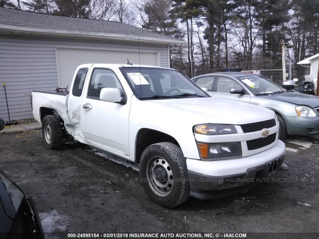 1GCESBFE0B8110694 - 2011 CHEVROLET COLORADO WHITE photo 1