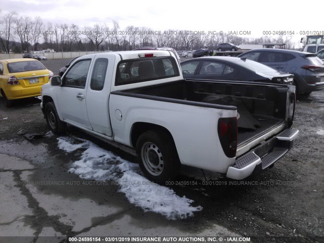 1GCESBFE0B8110694 - 2011 CHEVROLET COLORADO WHITE photo 3