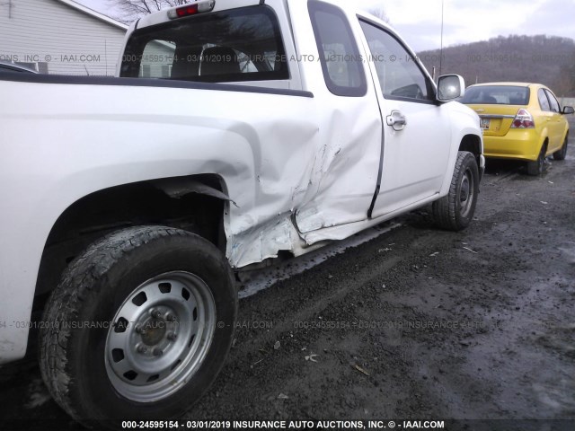 1GCESBFE0B8110694 - 2011 CHEVROLET COLORADO WHITE photo 6