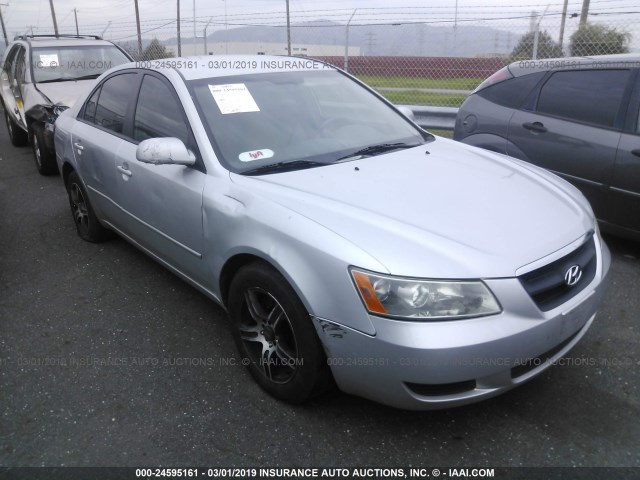 5NPET46C76H097361 - 2006 HYUNDAI SONATA GL SILVER photo 1