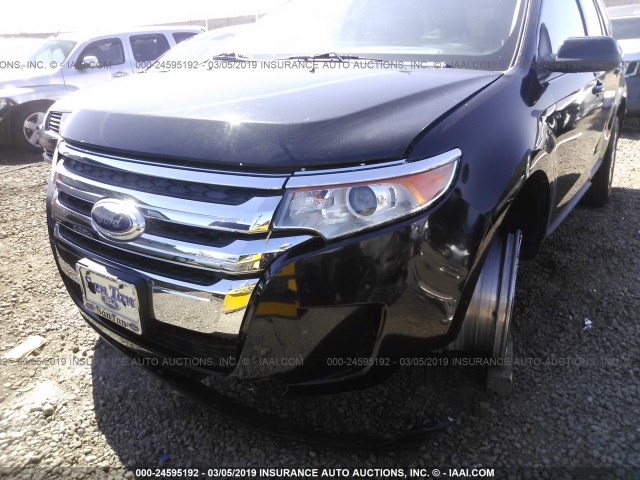 2FMDK3JC3DBC49396 - 2013 FORD EDGE SEL BLACK photo 6