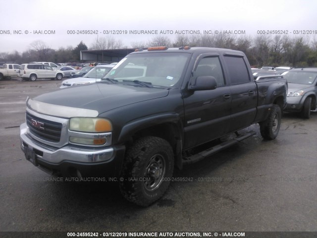 1GTGK23U94F137234 - 2004 GMC SIERRA K2500 CREW CAB GRAY photo 2