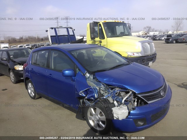 3N1BC1CP3CK812648 - 2012 NISSAN VERSA S/SL BLUE photo 1