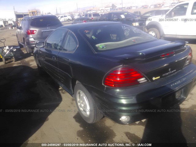 1G2NE12FX2C122529 - 2002 PONTIAC GRAND AM SE GREEN photo 3