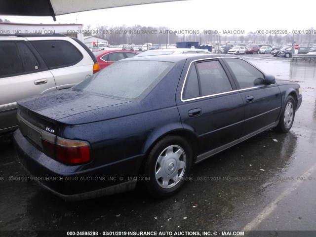 1G6KS54Y4WU903112 - 1998 CADILLAC SEVILLE SLS Dark Blue photo 4